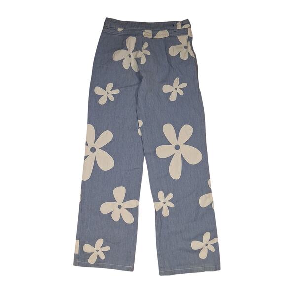 Groovy Floral Size S Light Wash Jeans - Picture 2 of 6